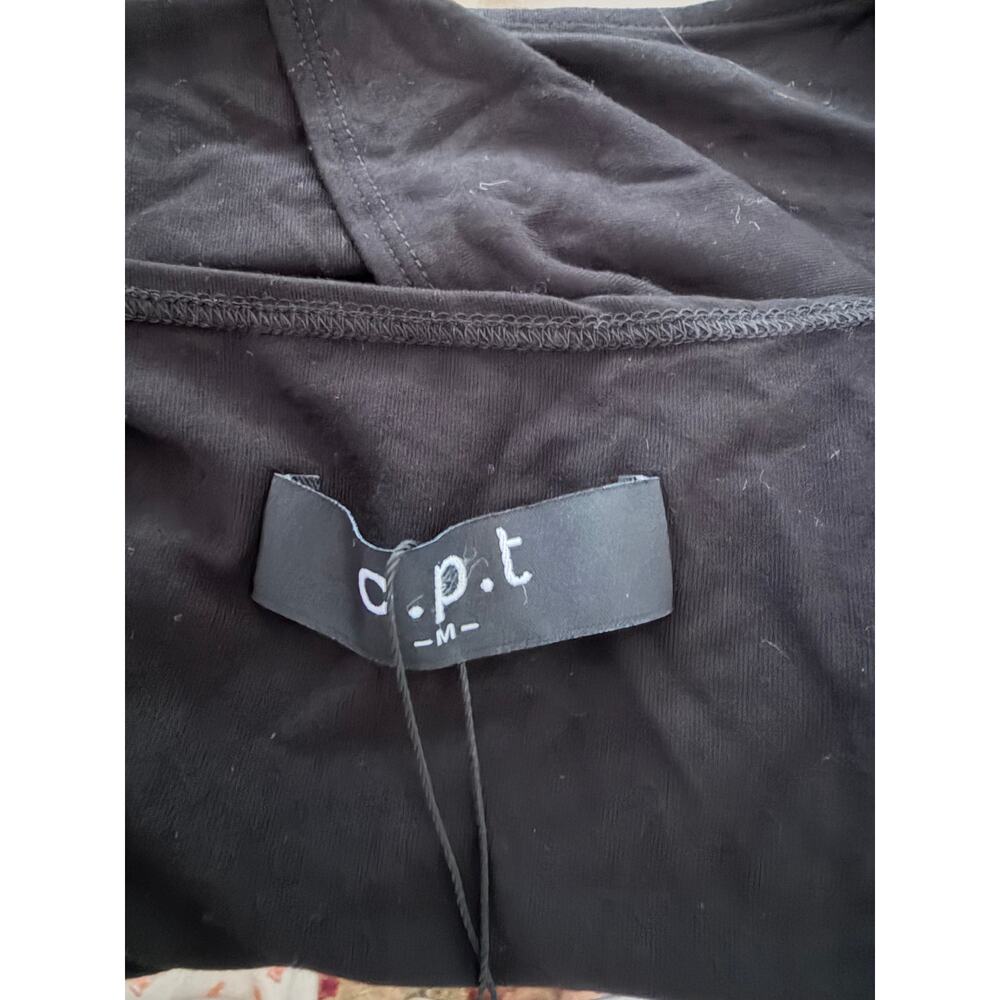 New O.P.T black crop top open back top size M - Picture 5 of 5